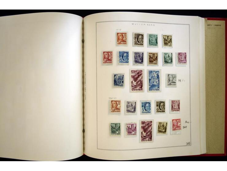 1940/50, ungebrauchte und postfrische Sammlung beginnend mit u.a. Generalgouvernement Mi.-Nr. I-III ungebraucht, ein kleiner 