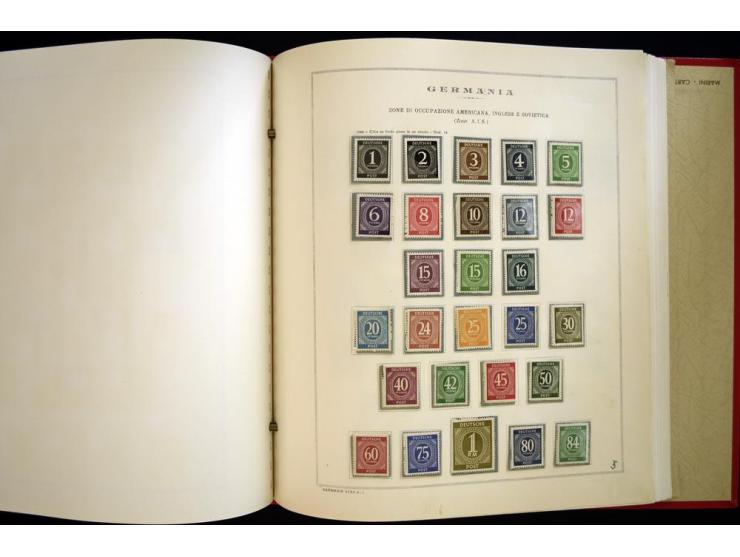 1940/50, ungebrauchte und postfrische Sammlung beginnend mit u.a. Generalgouvernement Mi.-Nr. I-III ungebraucht, ein kleiner 