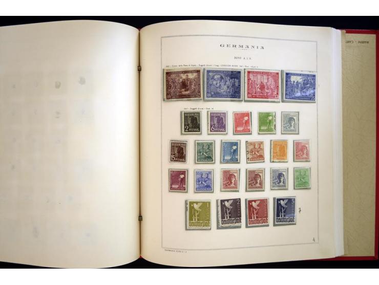 1940/50, ungebrauchte und postfrische Sammlung beginnend mit u.a. Generalgouvernement Mi.-Nr. I-III ungebraucht, ein kleiner 