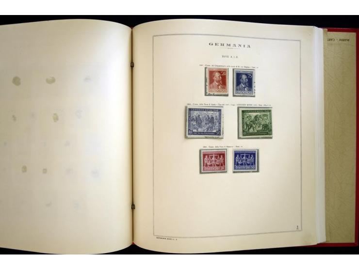 1940/50, ungebrauchte und postfrische Sammlung beginnend mit u.a. Generalgouvernement Mi.-Nr. I-III ungebraucht, ein kleiner 