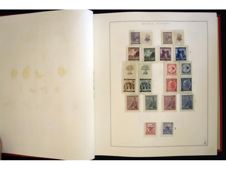 1940/50, ungebrauchte und postfrische Sammlung beginnend mit u.a. Generalgouvernement Mi.-Nr. I-III ungebraucht, ein kleiner 