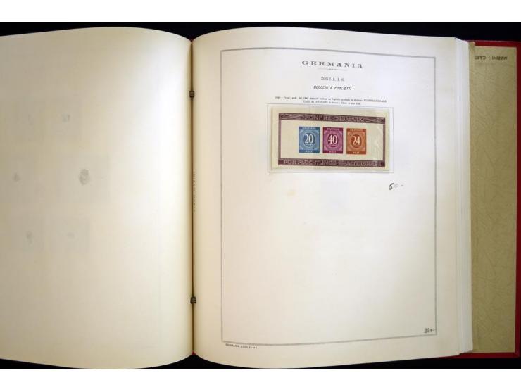 1940/50, ungebrauchte und postfrische Sammlung beginnend mit u.a. Generalgouvernement Mi.-Nr. I-III ungebraucht, ein kleiner 