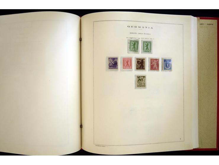 1940/50, ungebrauchte und postfrische Sammlung beginnend mit u.a. Generalgouvernement Mi.-Nr. I-III ungebraucht, ein kleiner 