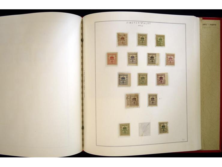 1940/50, ungebrauchte und postfrische Sammlung beginnend mit u.a. Generalgouvernement Mi.-Nr. I-III ungebraucht, ein kleiner 