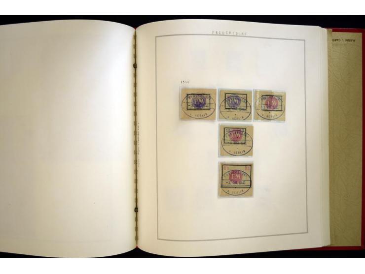 1940/50, ungebrauchte und postfrische Sammlung beginnend mit u.a. Generalgouvernement Mi.-Nr. I-III ungebraucht, ein kleiner 