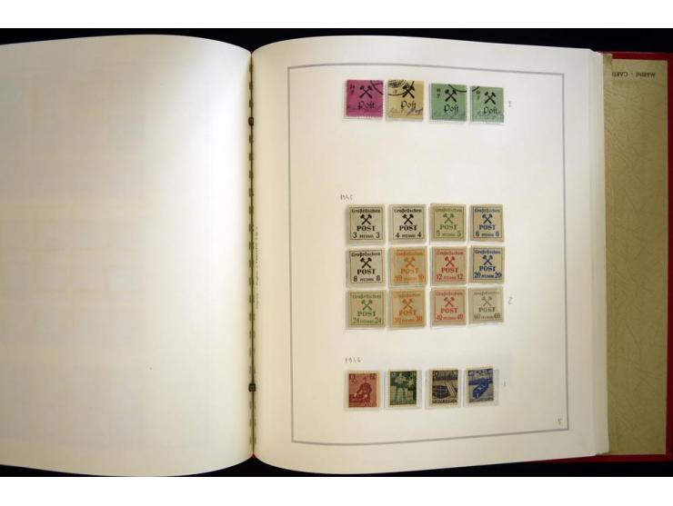 1940/50, ungebrauchte und postfrische Sammlung beginnend mit u.a. Generalgouvernement Mi.-Nr. I-III ungebraucht, ein kleiner 