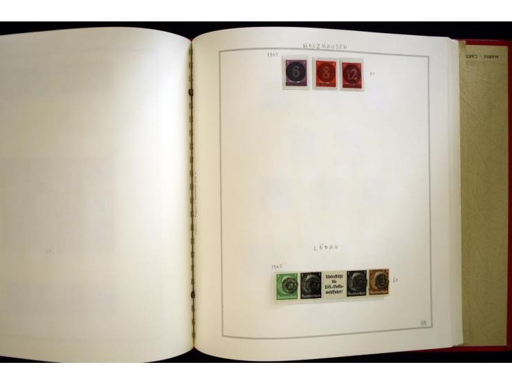 1940/50, ungebrauchte und postfrische Sammlung beginnend mit u.a. Generalgouvernement Mi.-Nr. I-III ungebraucht, ein kleiner 