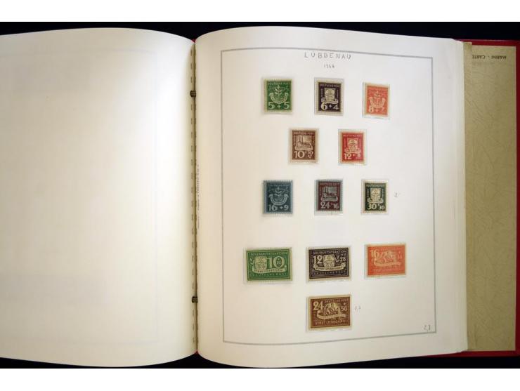 1940/50, ungebrauchte und postfrische Sammlung beginnend mit u.a. Generalgouvernement Mi.-Nr. I-III ungebraucht, ein kleiner 