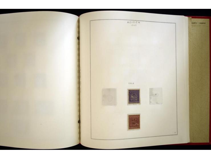 1940/50, ungebrauchte und postfrische Sammlung beginnend mit u.a. Generalgouvernement Mi.-Nr. I-III ungebraucht, ein kleiner 