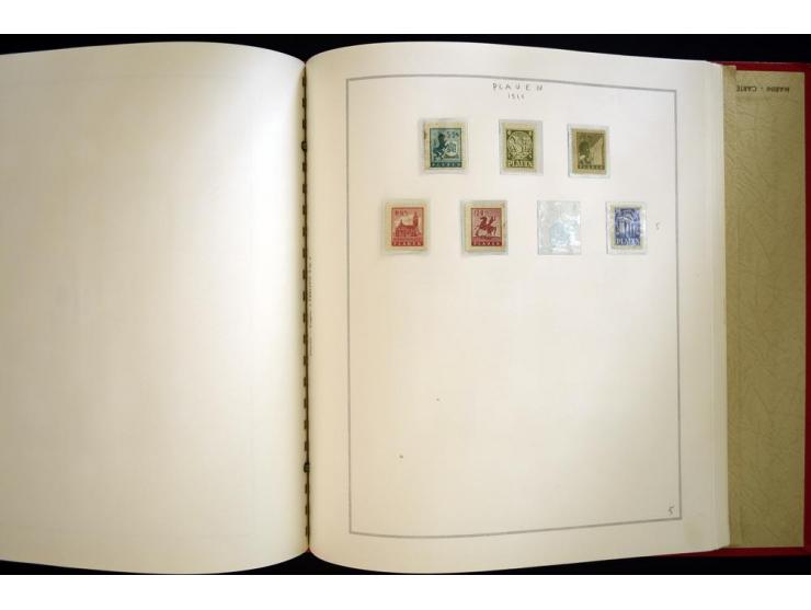 1940/50, ungebrauchte und postfrische Sammlung beginnend mit u.a. Generalgouvernement Mi.-Nr. I-III ungebraucht, ein kleiner 
