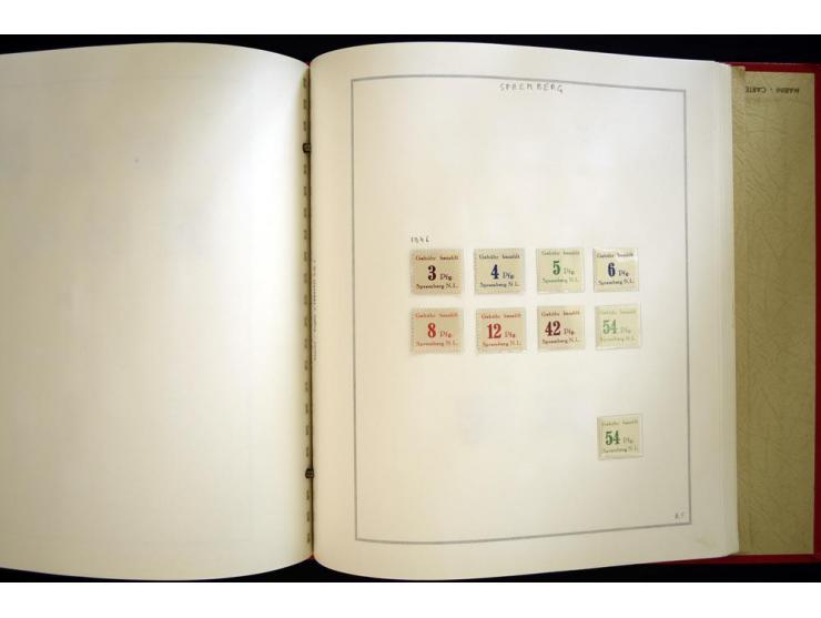 1940/50, ungebrauchte und postfrische Sammlung beginnend mit u.a. Generalgouvernement Mi.-Nr. I-III ungebraucht, ein kleiner 