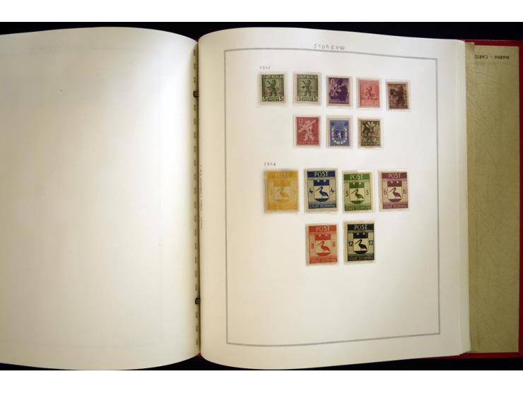 1940/50, ungebrauchte und postfrische Sammlung beginnend mit u.a. Generalgouvernement Mi.-Nr. I-III ungebraucht, ein kleiner 