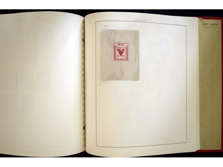 1940/50, ungebrauchte und postfrische Sammlung beginnend mit u.a. Generalgouvernement Mi.-Nr. I-III ungebraucht, ein kleiner 