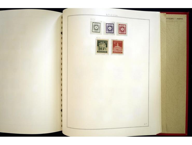 1940/50, ungebrauchte und postfrische Sammlung beginnend mit u.a. Generalgouvernement Mi.-Nr. I-III ungebraucht, ein kleiner 