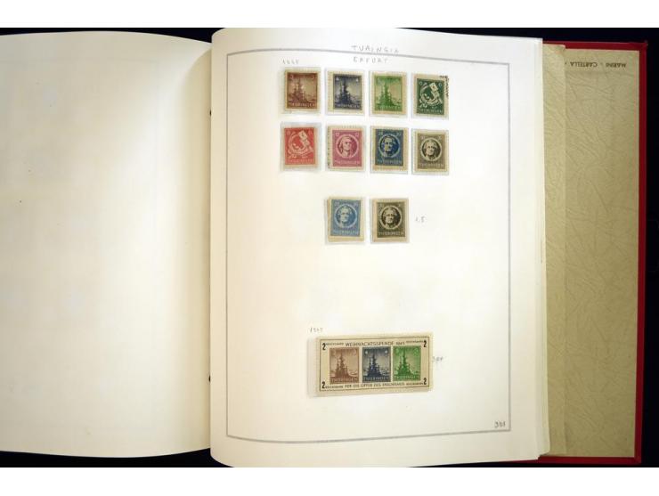 1940/50, ungebrauchte und postfrische Sammlung beginnend mit u.a. Generalgouvernement Mi.-Nr. I-III ungebraucht, ein kleiner 