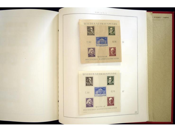 1940/50, ungebrauchte und postfrische Sammlung beginnend mit u.a. Generalgouvernement Mi.-Nr. I-III ungebraucht, ein kleiner 