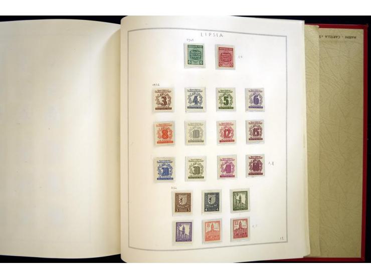 1940/50, ungebrauchte und postfrische Sammlung beginnend mit u.a. Generalgouvernement Mi.-Nr. I-III ungebraucht, ein kleiner 