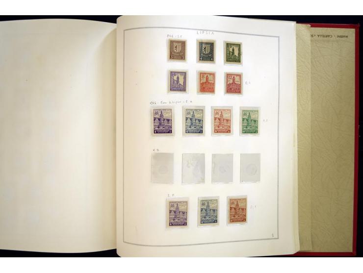 1940/50, ungebrauchte und postfrische Sammlung beginnend mit u.a. Generalgouvernement Mi.-Nr. I-III ungebraucht, ein kleiner 