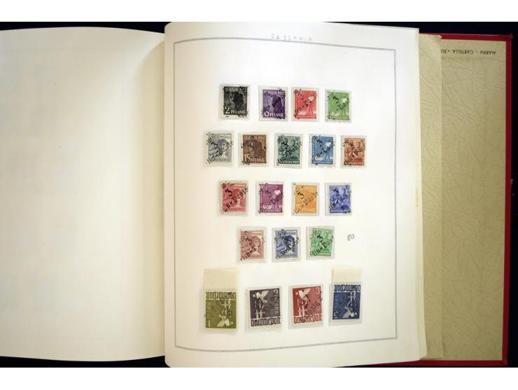 1940/50, ungebrauchte und postfrische Sammlung beginnend mit u.a. Generalgouvernement Mi.-Nr. I-III ungebraucht, ein kleiner 