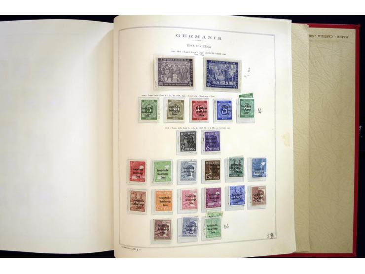 1940/50, ungebrauchte und postfrische Sammlung beginnend mit u.a. Generalgouvernement Mi.-Nr. I-III ungebraucht, ein kleiner 
