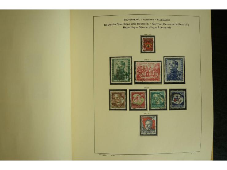 1945/2012, ungebrauchte/postfrische und gestempelte Sammlung, dabei Bizone mit besseren u.a. Mi.-Nr. 93I XG gestempelt mit Fo