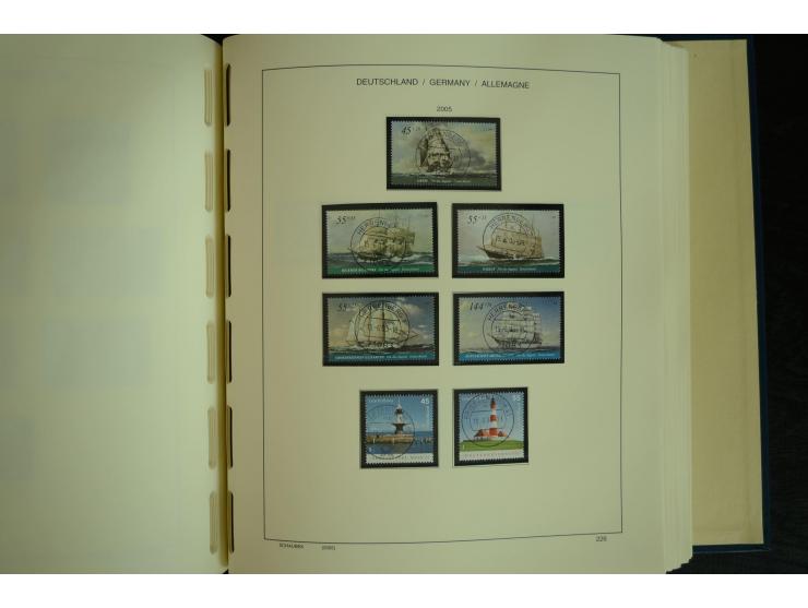 1945/2012, ungebrauchte/postfrische und gestempelte Sammlung, dabei Bizone mit besseren u.a. Mi.-Nr. 93I XG gestempelt mit Fo