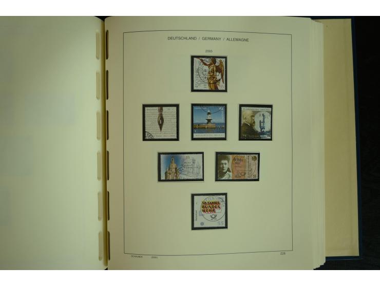 1945/2012, ungebrauchte/postfrische und gestempelte Sammlung, dabei Bizone mit besseren u.a. Mi.-Nr. 93I XG gestempelt mit Fo