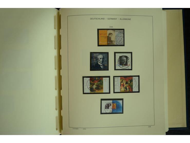1945/2012, ungebrauchte/postfrische und gestempelte Sammlung, dabei Bizone mit besseren u.a. Mi.-Nr. 93I XG gestempelt mit Fo