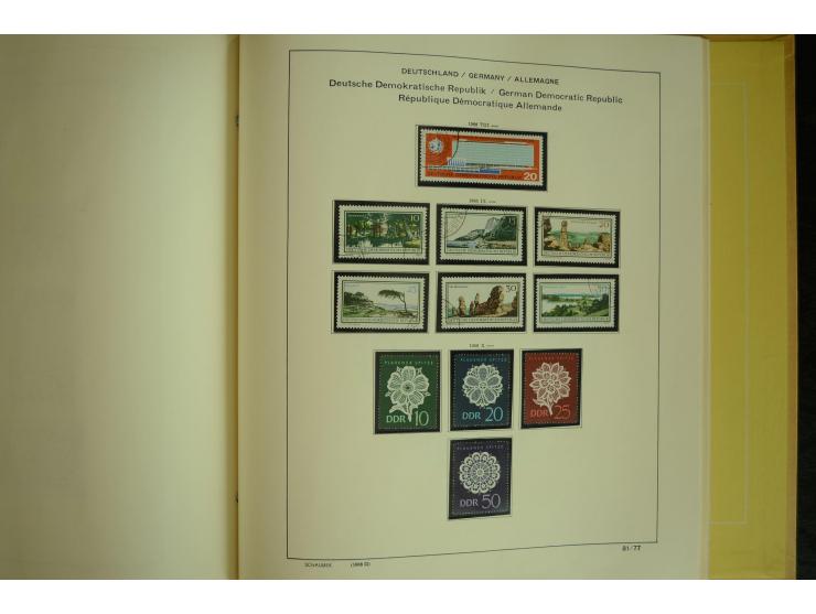 1945/2012, ungebrauchte/postfrische und gestempelte Sammlung, dabei Bizone mit besseren u.a. Mi.-Nr. 93I XG gestempelt mit Fo