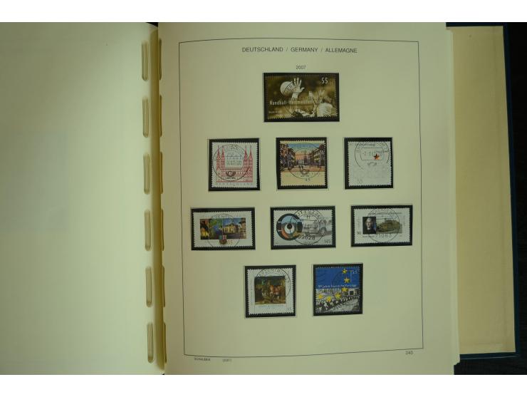 1945/2012, ungebrauchte/postfrische und gestempelte Sammlung, dabei Bizone mit besseren u.a. Mi.-Nr. 93I XG gestempelt mit Fo