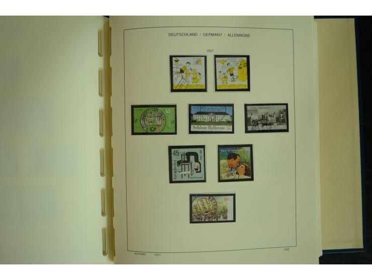 1945/2012, ungebrauchte/postfrische und gestempelte Sammlung, dabei Bizone mit besseren u.a. Mi.-Nr. 93I XG gestempelt mit Fo