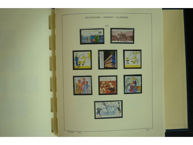1945/2012, ungebrauchte/postfrische und gestempelte Sammlung, dabei Bizone mit besseren u.a. Mi.-Nr. 93I XG gestempelt mit Fo