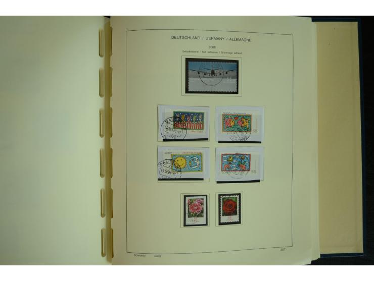 1945/2012, ungebrauchte/postfrische und gestempelte Sammlung, dabei Bizone mit besseren u.a. Mi.-Nr. 93I XG gestempelt mit Fo