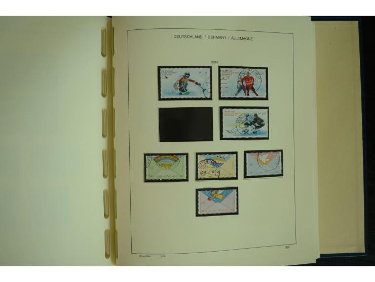 1945/2012, ungebrauchte/postfrische und gestempelte Sammlung, dabei Bizone mit besseren u.a. Mi.-Nr. 93I XG gestempelt mit Fo