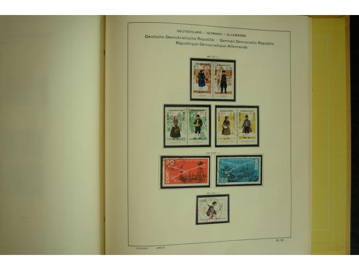 1945/2012, ungebrauchte/postfrische und gestempelte Sammlung, dabei Bizone mit besseren u.a. Mi.-Nr. 93I XG gestempelt mit Fo