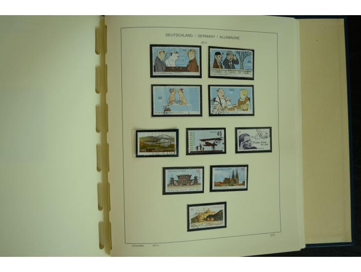 1945/2012, ungebrauchte/postfrische und gestempelte Sammlung, dabei Bizone mit besseren u.a. Mi.-Nr. 93I XG gestempelt mit Fo