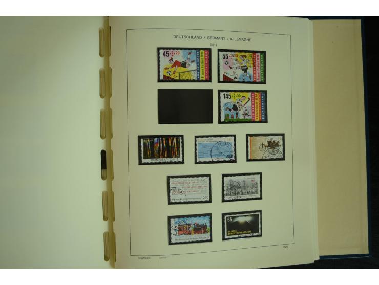 1945/2012, ungebrauchte/postfrische und gestempelte Sammlung, dabei Bizone mit besseren u.a. Mi.-Nr. 93I XG gestempelt mit Fo