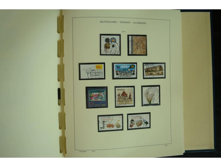 1945/2012, ungebrauchte/postfrische und gestempelte Sammlung, dabei Bizone mit besseren u.a. Mi.-Nr. 93I XG gestempelt mit Fo