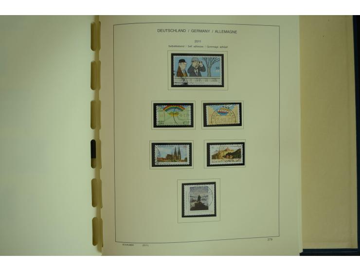 1945/2012, ungebrauchte/postfrische und gestempelte Sammlung, dabei Bizone mit besseren u.a. Mi.-Nr. 93I XG gestempelt mit Fo