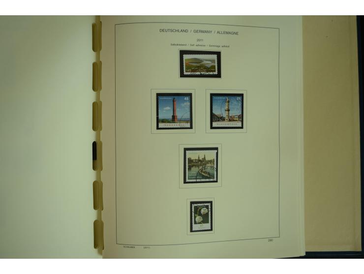 1945/2012, ungebrauchte/postfrische und gestempelte Sammlung, dabei Bizone mit besseren u.a. Mi.-Nr. 93I XG gestempelt mit Fo