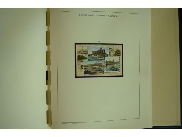 1945/2012, ungebrauchte/postfrische und gestempelte Sammlung, dabei Bizone mit besseren u.a. Mi.-Nr. 93I XG gestempelt mit Fo