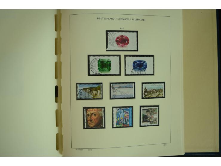 1945/2012, ungebrauchte/postfrische und gestempelte Sammlung, dabei Bizone mit besseren u.a. Mi.-Nr. 93I XG gestempelt mit Fo