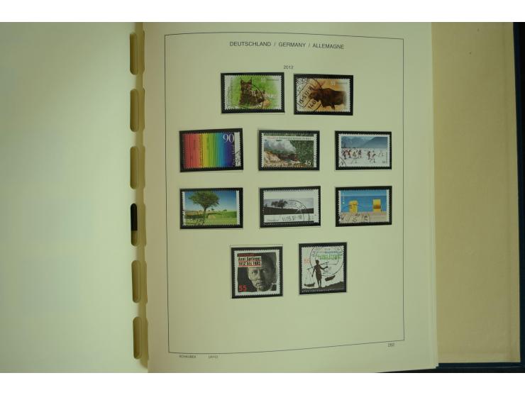 1945/2012, ungebrauchte/postfrische und gestempelte Sammlung, dabei Bizone mit besseren u.a. Mi.-Nr. 93I XG gestempelt mit Fo