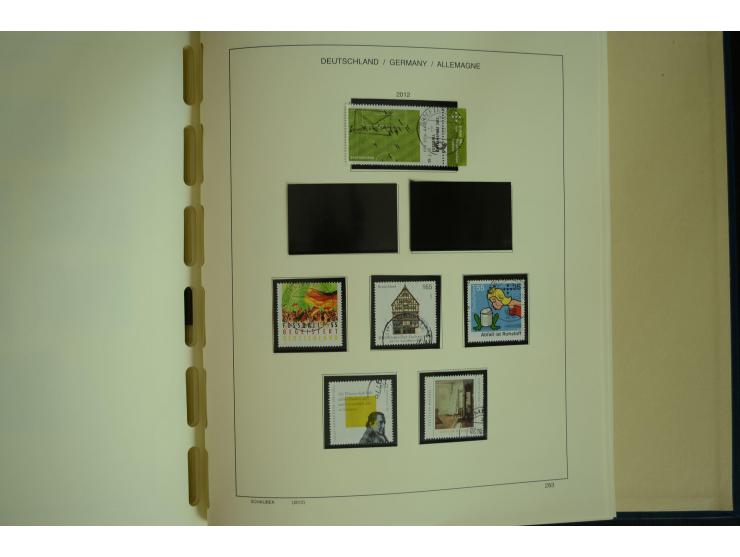 1945/2012, ungebrauchte/postfrische und gestempelte Sammlung, dabei Bizone mit besseren u.a. Mi.-Nr. 93I XG gestempelt mit Fo