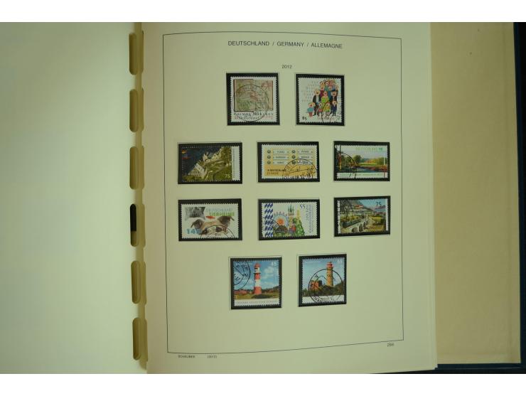 1945/2012, ungebrauchte/postfrische und gestempelte Sammlung, dabei Bizone mit besseren u.a. Mi.-Nr. 93I XG gestempelt mit Fo