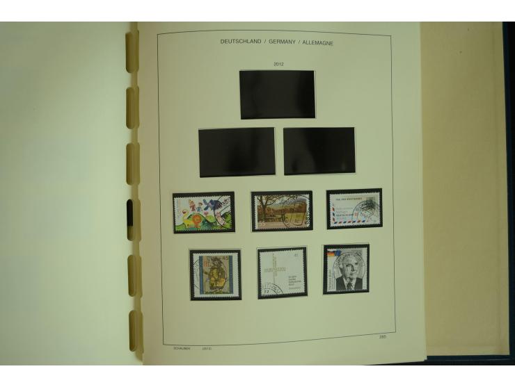 1945/2012, ungebrauchte/postfrische und gestempelte Sammlung, dabei Bizone mit besseren u.a. Mi.-Nr. 93I XG gestempelt mit Fo