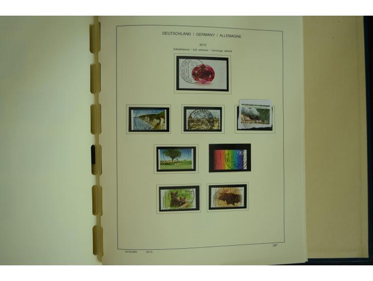 1945/2012, ungebrauchte/postfrische und gestempelte Sammlung, dabei Bizone mit besseren u.a. Mi.-Nr. 93I XG gestempelt mit Fo