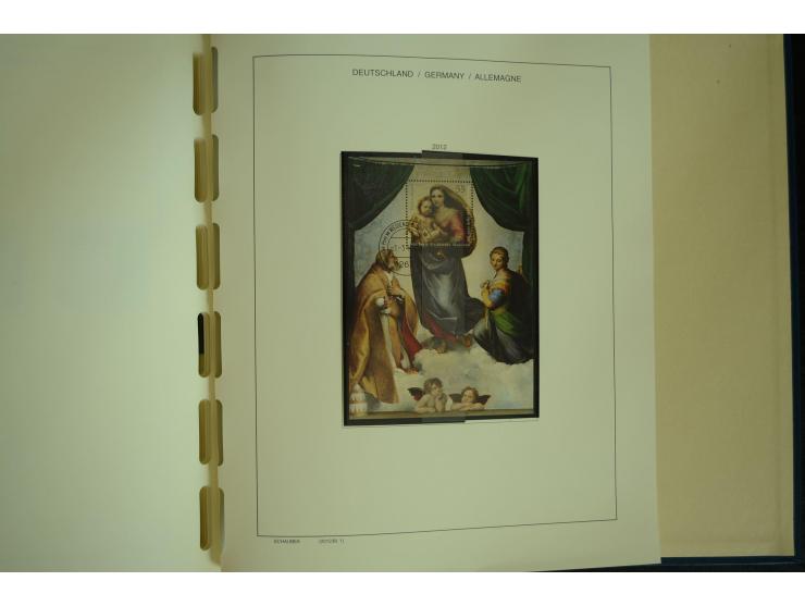 1945/2012, ungebrauchte/postfrische und gestempelte Sammlung, dabei Bizone mit besseren u.a. Mi.-Nr. 93I XG gestempelt mit Fo