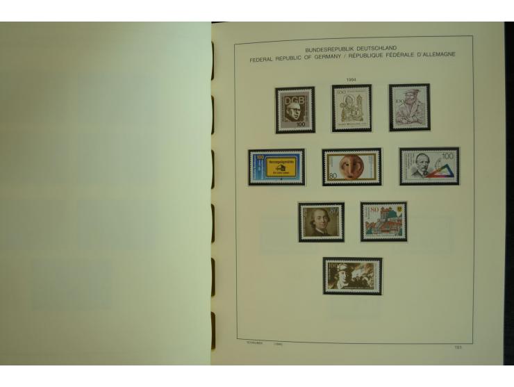 1945/2012, ungebrauchte/postfrische und gestempelte Sammlung, dabei Bizone mit besseren u.a. Mi.-Nr. 93I XG gestempelt mit Fo