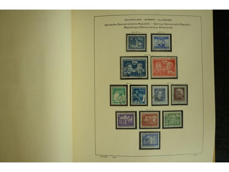 1945/2012, ungebrauchte/postfrische und gestempelte Sammlung, dabei Bizone mit besseren u.a. Mi.-Nr. 93I XG gestempelt mit Fo